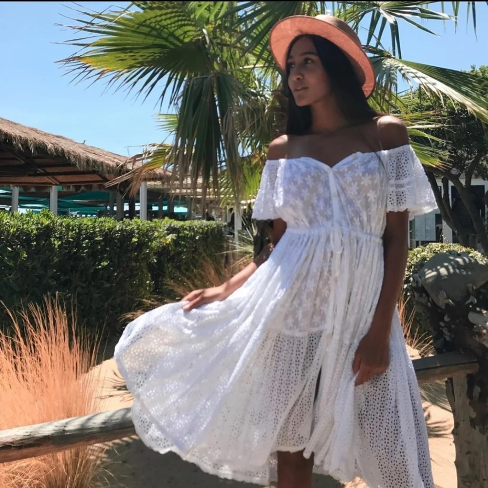 Sunday Saint Tropez Summer Off Shoulder Dress
